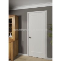 Hot selling 1 panel white shaker passage door primed