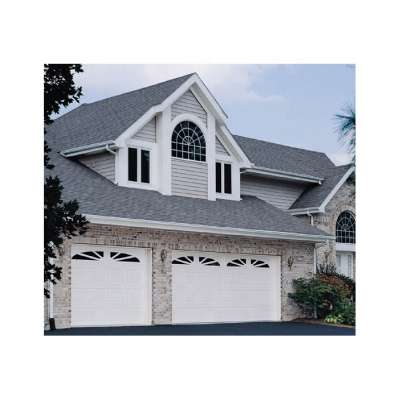 Steel Security Sectional Overhead Garage Door with Windows