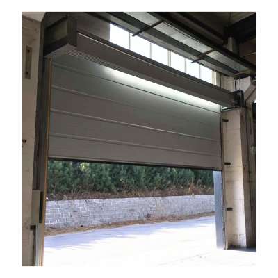 Well-insulated Weatherproof Stacking Garage Door with PU Foam Panel