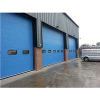 Best Quality Steel Pu Foam Inside Panel Sectional Industrial Door for Garage