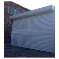 Sturdy and Durable Galvanized Steel Remote Rolling Up Garage Door For Warehouse