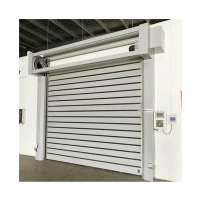 Finish designed electric hard aluminum fast rolling doors