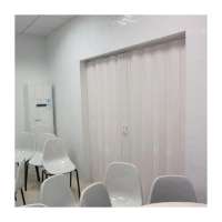 Easy Installation sliding PVC Plastic and Aluminum folding door for classroom