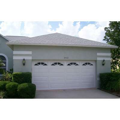 Automatic Galvanized steel Overhead Sectional Garage door