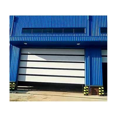 Electric Space Saving Outside Vertical Lifting Compact Door for Medium and Large Workshop