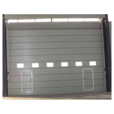 Cheap Big Size Durable Warehouse Industrial Sectional Garage Door with Easy Maintenance