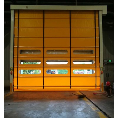 Remote control pvc high speed door with sew motor