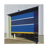 Automatic pvc rapid sliding roller shutter door for factory