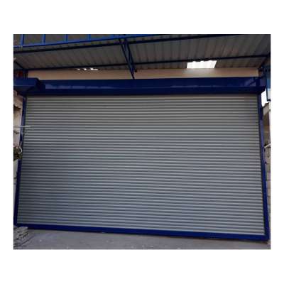 Electric steel or aluminum roller shutter roll up doors for school